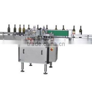 Automatic beer bottle labeling machine