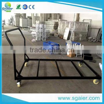 Aluminum stage trolly for 1.22*2.44m stage plywood baord