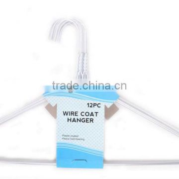 Plastic Coated Wire Hangers/12PCS Set