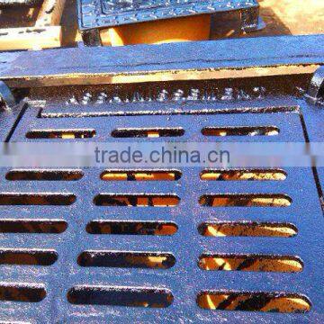 Ductile iron channel grating, trench grate