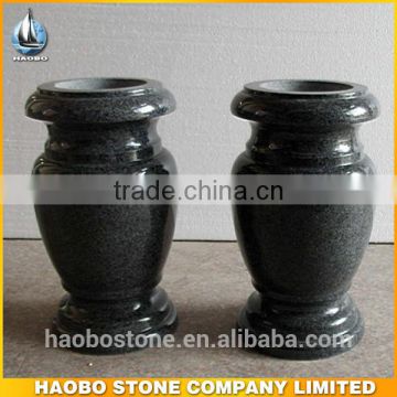 Granite flower vases for tombstones
