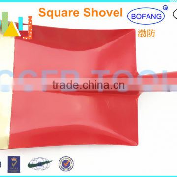 Non-Sparking Aluminum Bronze Spray The Red Figure Square Shovel ,Explosion-proof Brass Spade