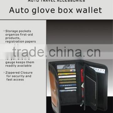 Auto glove box wallet