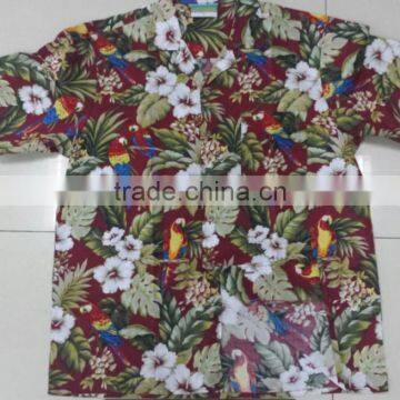 MENS PRINTED HAWAIIAN SHIRT 96 16