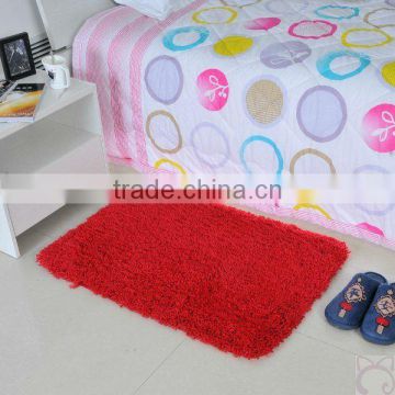 ultra soft 4cm pile microfiber carpet,area red rugs,luxury bath mats