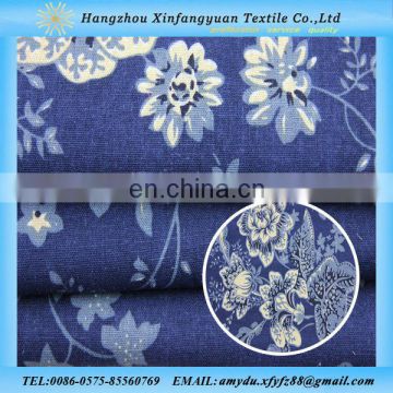fashional printed cotton linen fabric for dress/suit/coat/jacket