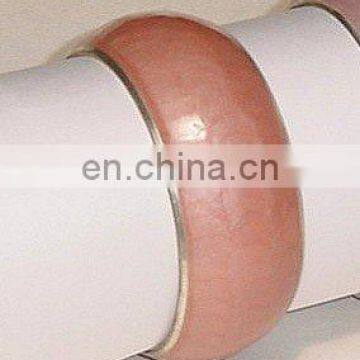 Brass Embossed Bangles with Epoxy Color