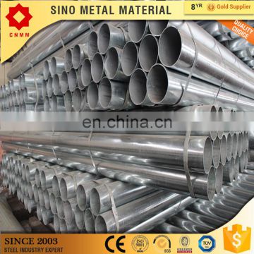 steel pre-galvanized round pipe pre galvanised hollow tube galvanized pipe factory