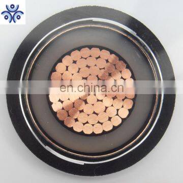 3.6/6kv-26/35kv Single core XLPE insulated copper tape shielding PVC sheathed steel tape armoured power cable