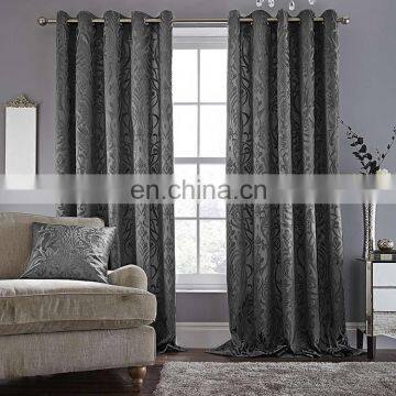 Wholesale Luxury Eyelet Blackout Ready Made Curtain For Living Room