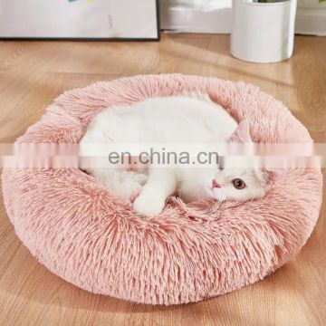 Wholesale plush soft Sleeper cat bed dog bed