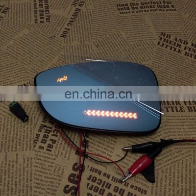 Panoramic rear view blue mirror glass Led turn signal Heating blind spot monitor for ROEWE RX5 2016,2pcs