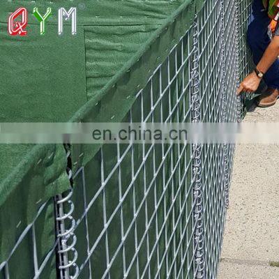 Military Bastion Hesco Barrier Covered with Geotextile Cloth