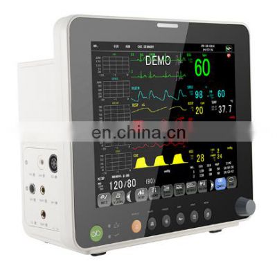 Manufacturer High Quality 12 inch 15 inch  6 parameters Neonates  Adults ICU Pattients Monitoring