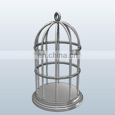 new design antique metal bird cage candle holder
