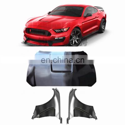 2015-2016-2017 F-ORD Mustang shelby GT350 Aftermarket hood bonnet fender guard  auto body parts