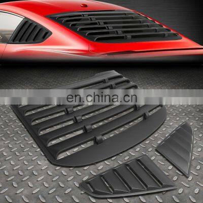 Rear And Side Window Louvers For Ford Mustang 2015-2018  Combo Vintage Style