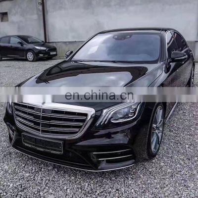 Car Bumpers For Mercedes W222 S Class Facelift AMG S63 S65 Front Rear Bumpers Grilles Diffuser