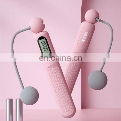 TEZEWA New Product T0902 Cordless Smart Skipping Rope Counting Fitness Rope Skipping Adjustable