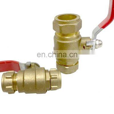 High Quality Custom Sluice Gate Valve Press Brass Angle Ball Valve With Lock Handle