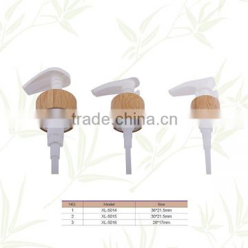 Hot selling bamboo lotion pump with high quality