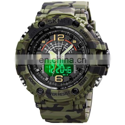 New Model Skmei 1617 Sport Digital Watch Waterproof 5ATM Multifunction Analog Men Wristwatch