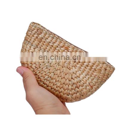 Hot Sale Cuties water hyacinth Coin Purses, Small Straw Kid Hand Bag for girl Wholesale Vietnam Manufacturer