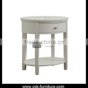 NI-118 Europe Oval Shape Elegant Design Bedside Table