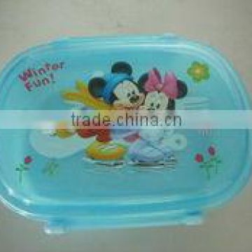 Plastic lunch box for child