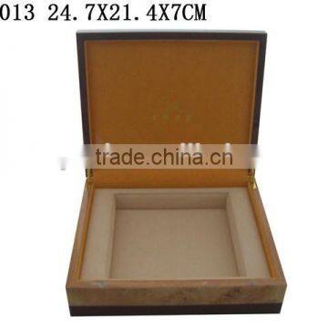 High Glossy Multi Color Painted Wood Jewelry Gift Box Storage Case Lining Velvet with Hinge W1013