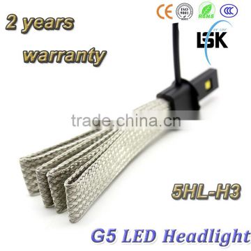 G5 LED headlight single beam 20w led car headlight h3 with manufacturer supply
