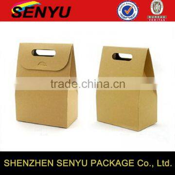 Handmade Paper Box Custom Printing Kraft Paper Box with Handle