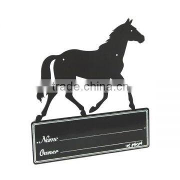 Steel Stable Plate Horse Designed