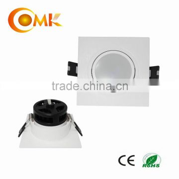 3W white painted Square led downlights