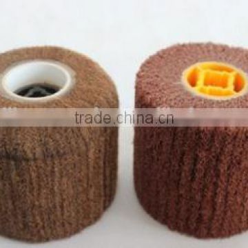 Wire drawing non woven wheel