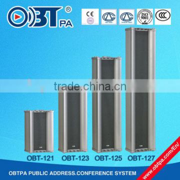 OBT-123 20W PA System Aluminum Outdoor Waterproof Column Loudspeaker