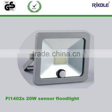 ip65 ultra slim 20w led flood light with sensor