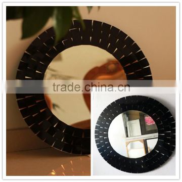 cheap round mosaic decorative wall mirror for home and hotel