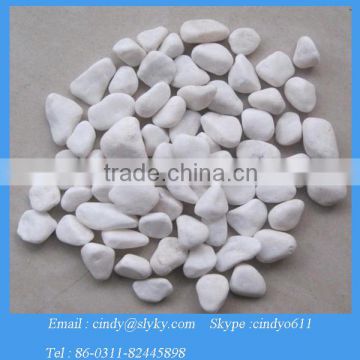 Cheap white pebble stone for garden decoartion