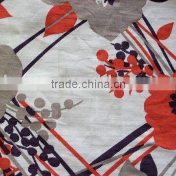 100% Cotton Satin Print Fabric