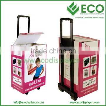 exhibition Carton trolley box with handle                        
                                                Quality Choice