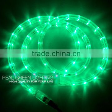 110V Round 2 Wires Green Rope LED Light