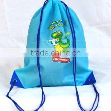 2014 Drawstring Backpack Tote Bag with Mesh Lined Gusset making sample for free