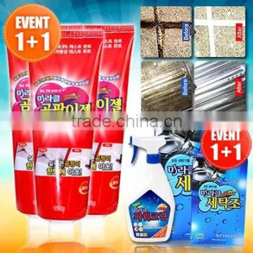 Miracle Mildew Gel 1+1/Miracle Washer Cleaning 1+1/Miracle Power Clean 600ml 99.9% removal/Bathroom/kitchen/Mildew/Washing Machi