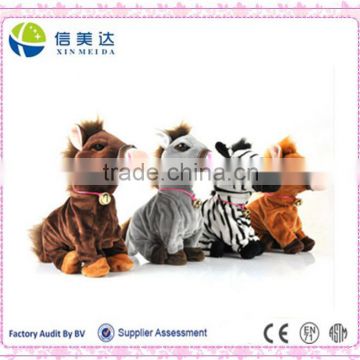 Popular Voice Control Electronic Plush Horse Stuffed Toy