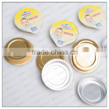 Small Round Sealable Smoothwall Aluminium Foil Cups for Honey