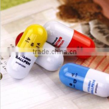 Promotional capsule shaped ball pen for sale
