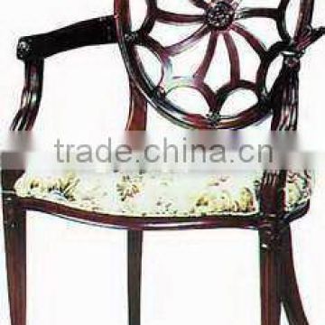 Dining Arm Chair - Wooden Indoor Furniture - Antique Furniture Manufacturer Jepara