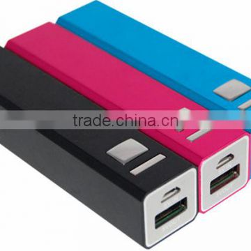 travel 2800mah mobile power bank with OEM logo and color