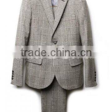 2014 Summer New Style British grid tailor made suits